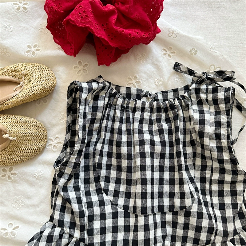 Summer children's belt, dress with sleeves sleevless