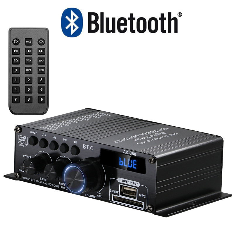 AK380 bluetooth自動車家庭用12v機能再生機アマゾンクロスボーダー電気商対外貿易人気生産|undefined