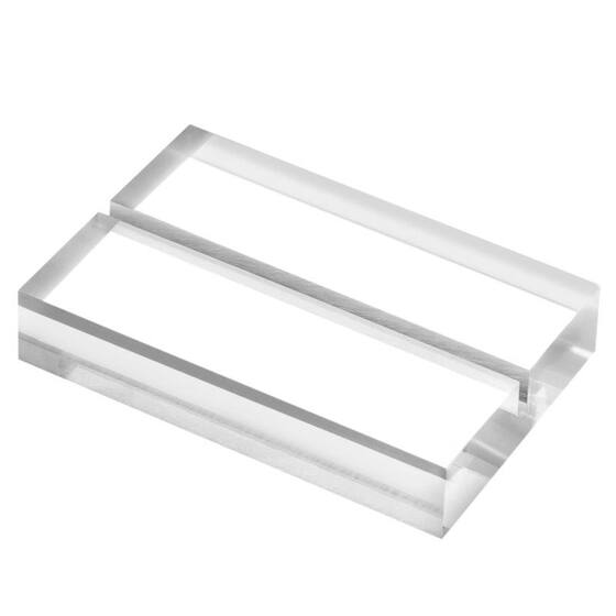 Acrylic Card Slot Base Transparent Wedding Party Digital Number Plate Base Business Card Stationery Card Card Slot Base