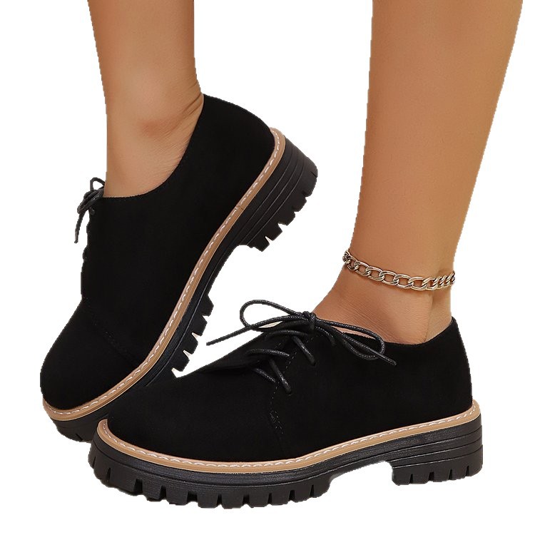 New Large Women's Fall Slip-on Buckle Leopard Fur Face Leather Shoes TEMU