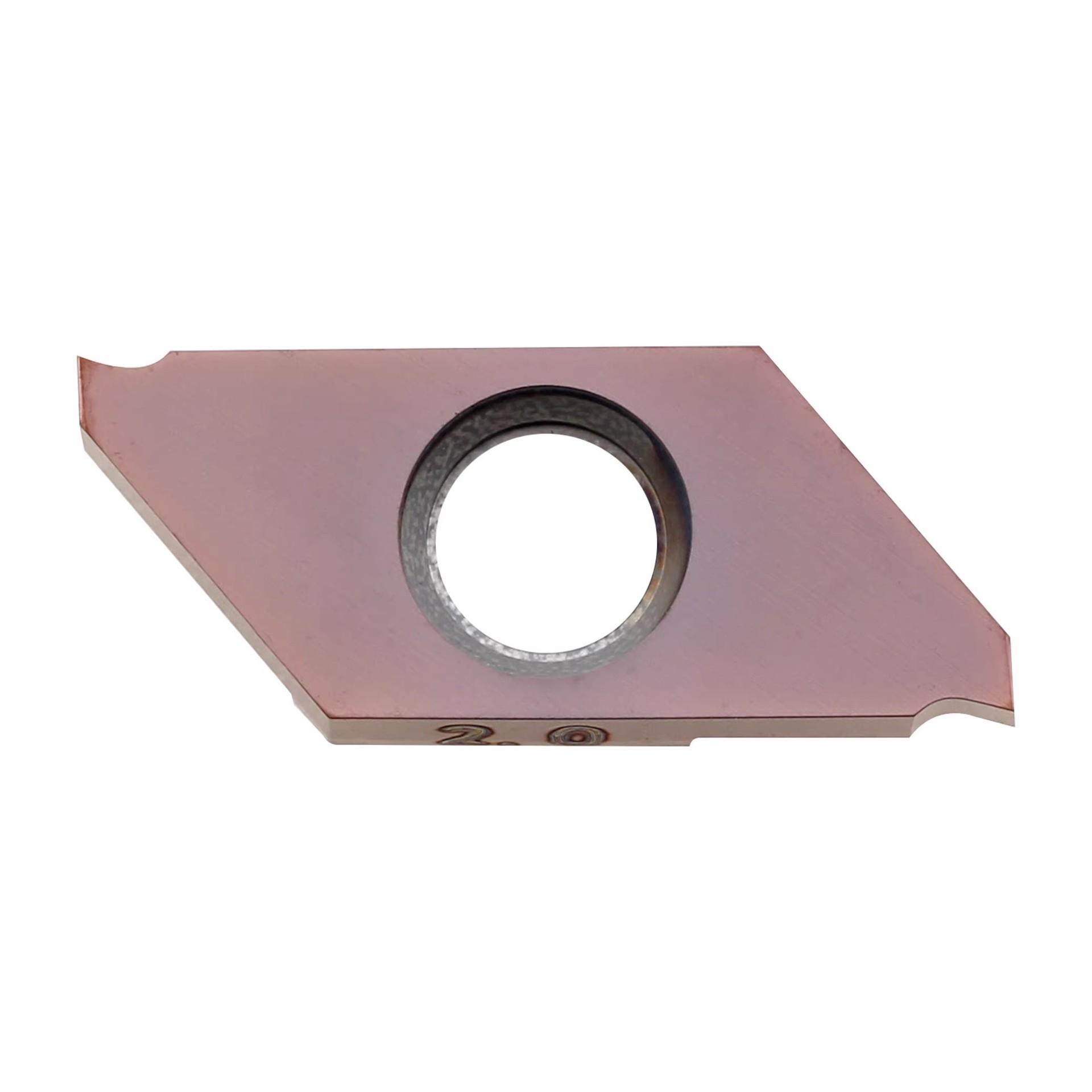 不锈钢走心机槽刀片双头切槽刀粒CTP20FR正斜口CTPA20FRN平口刀片