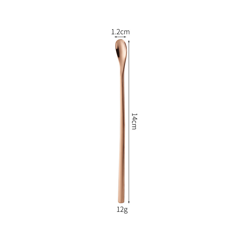 13cm 로즈 골드 라운드 테일