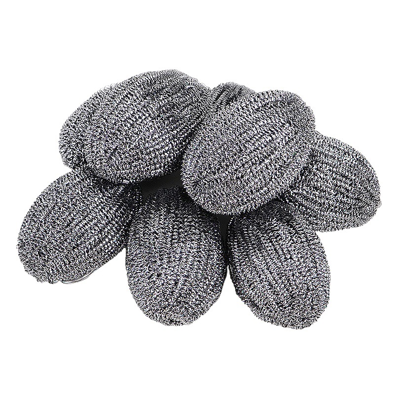 Stainless Steel Hanging String Cleaning Ball, Steel Wire Ball with String, Kitchen Household Dishwashing Pot Brush, Housekeeping Cleaning Factory
