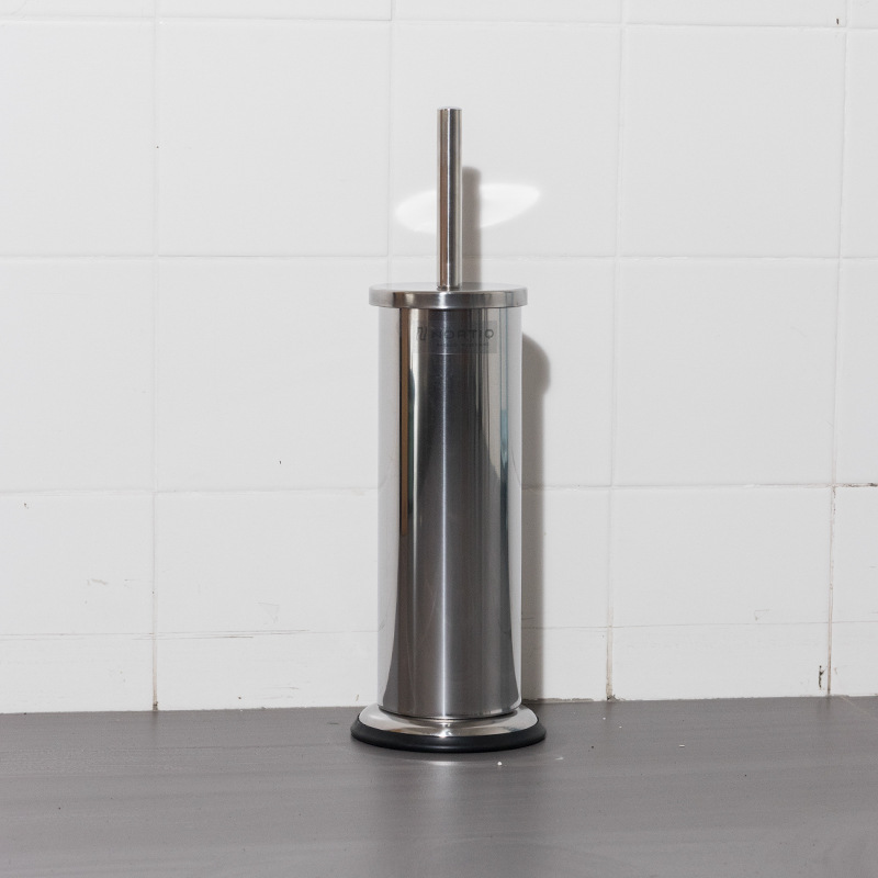 Venta caliente transfronteriza mango largo con cabezal de cepillo juego de cepillo de inodoro mango de acero inoxidable cepillo de limpieza de inodoro cepillo extraíble