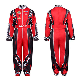 Summer Breathable Off-road Vehicle Kart Beach Bike Men's and Women's Children's Racing Clothing Jumpsuit Riding Clothing Cross-border