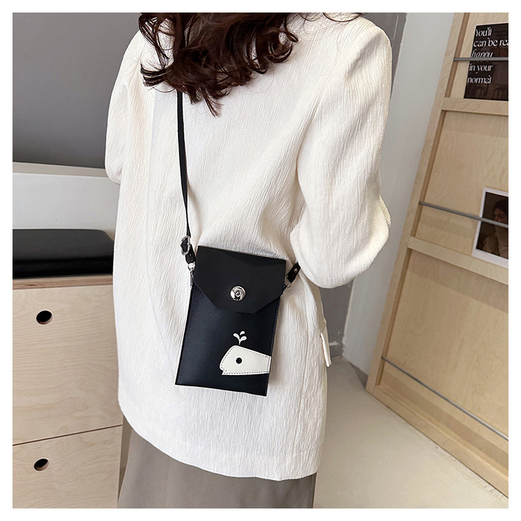 Women's Small Pu Leather Printing Streetwear Lock Clasp Shoulder Bag Crossbody Bag display picture 5