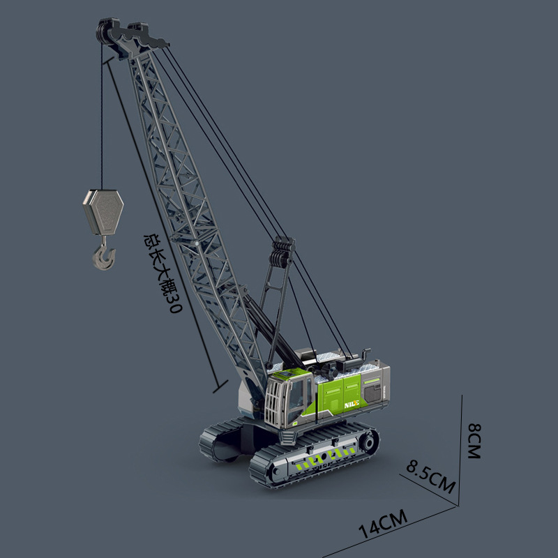 Juguetes de ingeniería de aleación para niños grúa de aleación de inercia simulación modelo de camión de ingeniería juguetes excavadoras