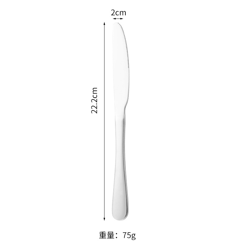 Juego de cuatro piezas de cocina occidental de hotel dorado cuchillo, tenedor y cuchara Transfronterizo 1010 traje de vajilla de acero inoxidable cuchillo, tenedor y cuchara