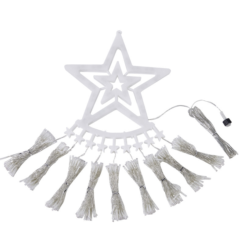 LED estrella de pentaca lámpara de cascada baja tensión 29V estrella de lámpara de diseño de jardín impermeable al aire libre efecto estrella de luz de cielo