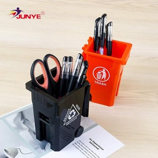 Manufacturer Pen Holder Trash Can Classification Plastic Ornaments Crafts Creative Pp Environmentally Friendly Desktop Stationery Storage Wholesale