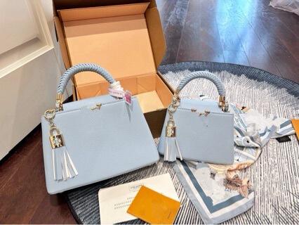 Cross-Border Lujia Kapusin Women's Shoulder Bag 2025 New Vintage Fashion Versatile Handbag