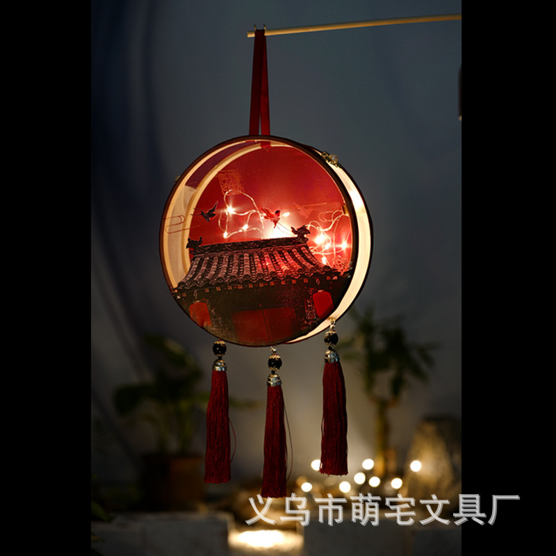 中国风春节节日灯笼国潮手工DIY宫灯花灯手提灯成品批发 现货|ms