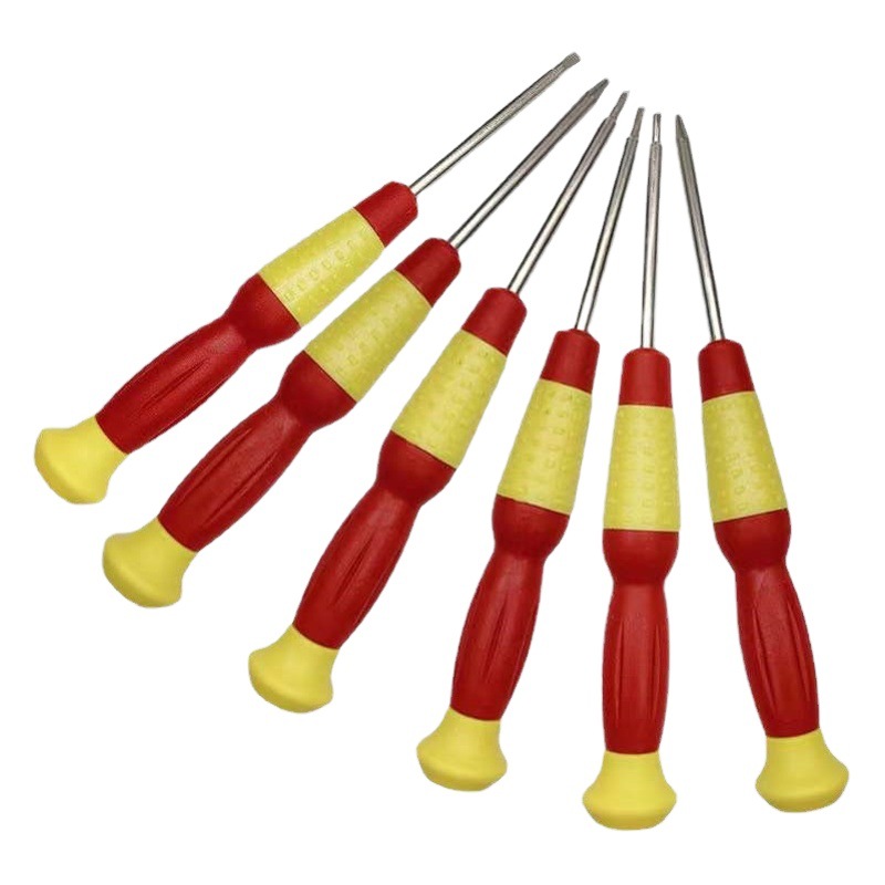 Mobile phone disassembly repair tool solid color magnetic gourd batch cross one-word plum triangle screwdriver screwdriver screwdriver screwdriver