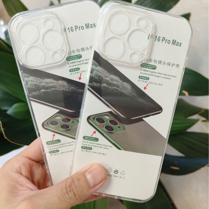 Thickened High-Transparency Tpu Material Clear Water Case Phone Case Suitable for 16Plus/Apple 16Pro Max/17Pro