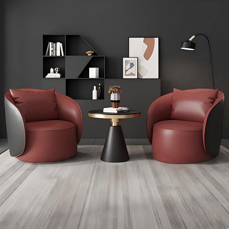Hotel de lujo ligero recepción sala de ventas sofá / silla simple salón de belleza moderno simple combinación de mesas y sillas de ocio club