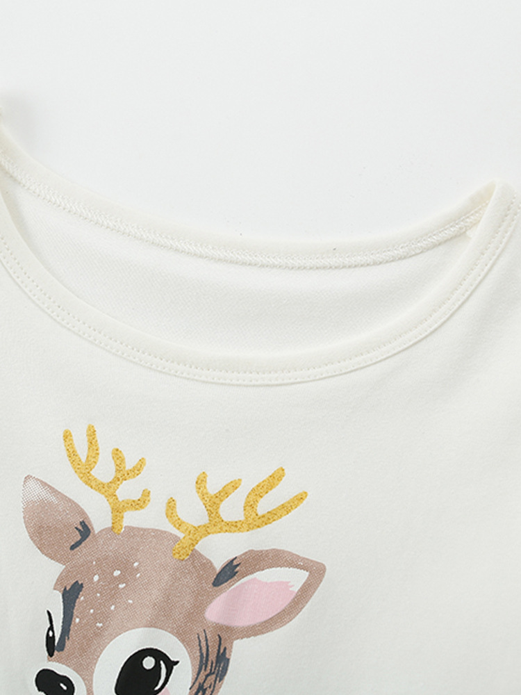 Malwee transfronterizo vestido de princesa de niña otoño y invierno nuevo estilo europeo y americano de niños de cuello redondo de manga larga lindos vestidos de impresión