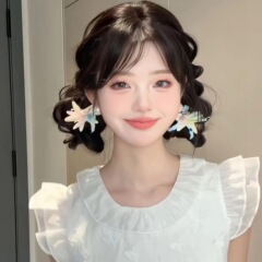 夏日超仙甜美海星花朵发夹女海边度假风氛围感碎发夹创意小众发饰