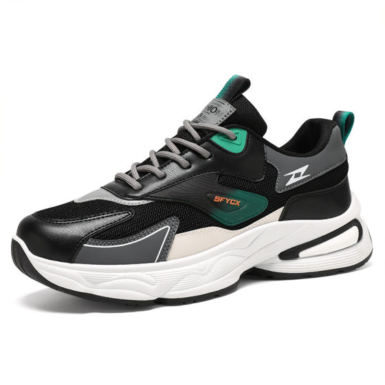 Summer Men's Shoes New Breathable Mesh Sports Shoes Men's Korean-style Trendy All-match Thick-soled Casual Torre Shoes Trendy Shoes