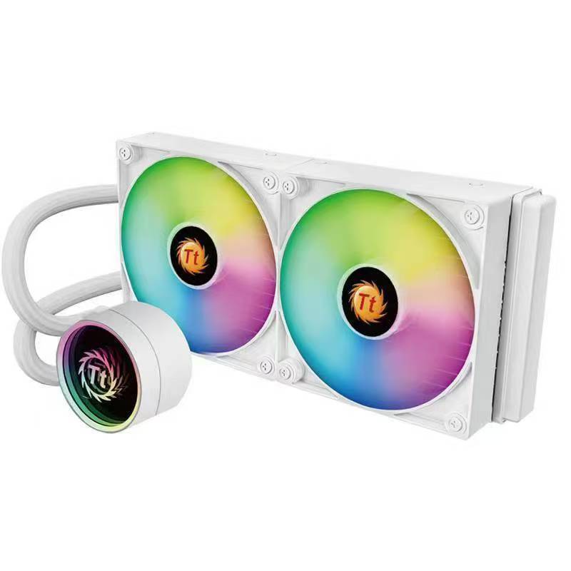 Tt Tornado V240 Desktop Computer All-In-One Water-Cooled Cpu Radiator Argb Phantom Temperature Control Silent Fan