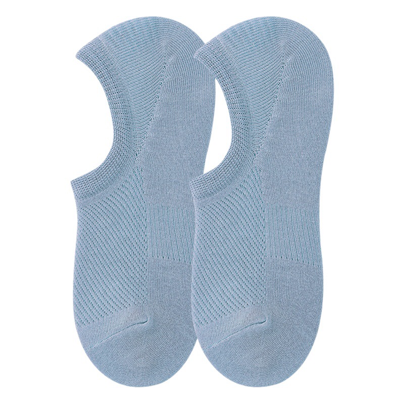 Calcetines de tobillo de mujer Calcetines invisibles de algodón de verano calcetines de algodón fino de malla antideslizante calcetines de corte bajo Zhuji calcetines de algodón al por mayor