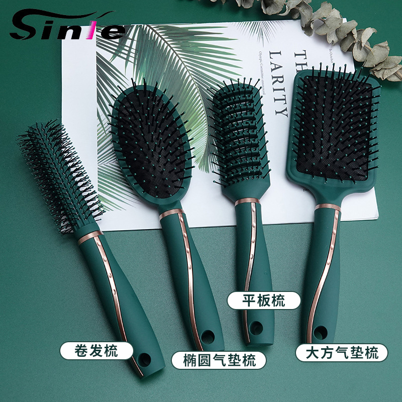 Anti-static Smooth Hair Air Cushion Comb Plastic Comb Scalp Massage Airbag Comb Curly Hair Salon Comb Spare Ribs Comb Wholesale