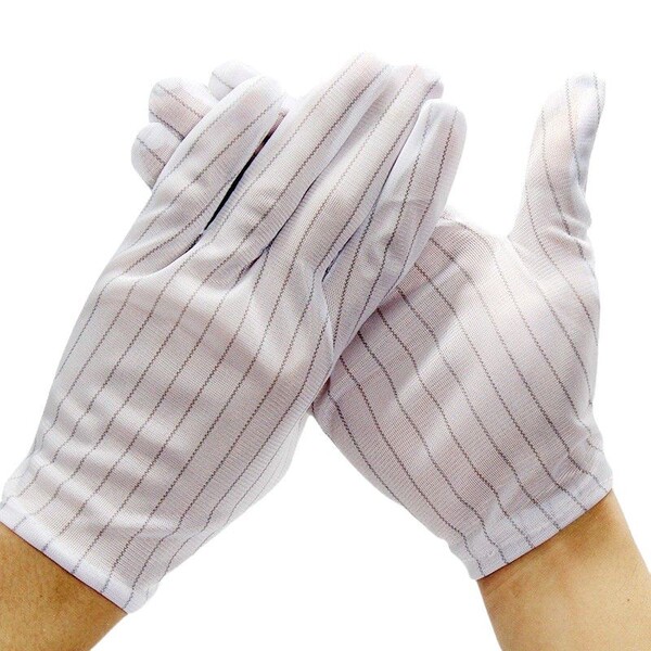 anti-static double-sided polyurethane non-slip gloves