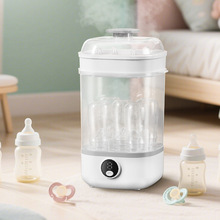 Steam Baby Bottle Sterilizer, Anti-Dry Burn, 8Min Fast, CE