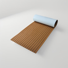 EVA棕黑仿柚木紫外线防滑垫甲板房车软木户外游艇地垫冲浪板定制