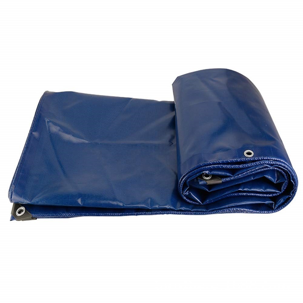 蓝色加厚PVC涂塑篷布 卡车木材运输防水油布 泳池货场三防苫布