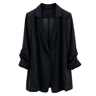 Summer plus size Women's Wear Thin Small Suit Jacket chubby girl Summer Wear Slimming Suit Chubby Sister Sunscreen Wear Summer 2013