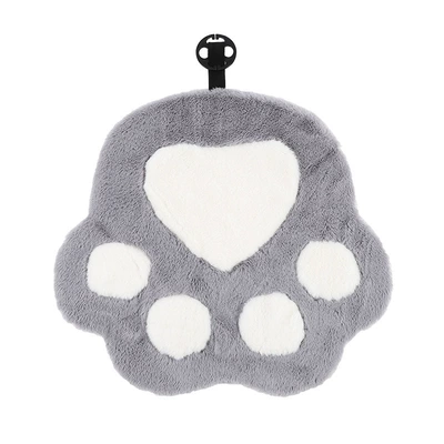 Headrest — Car Interior Decoration Waist Pillow - cats-paw-cushion-gray-front