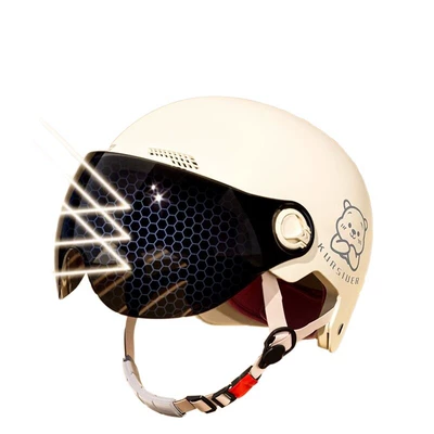 seasons in summer, half helmet, Motosiklet kaskı (dəbilqə)
