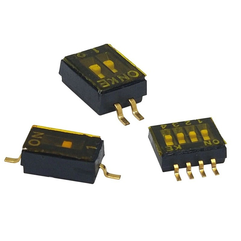 KE 贴片拨码开关间距 1.27mm 1/2/3/4/5/6/8/10位/P DSHP02TSGER|undefined