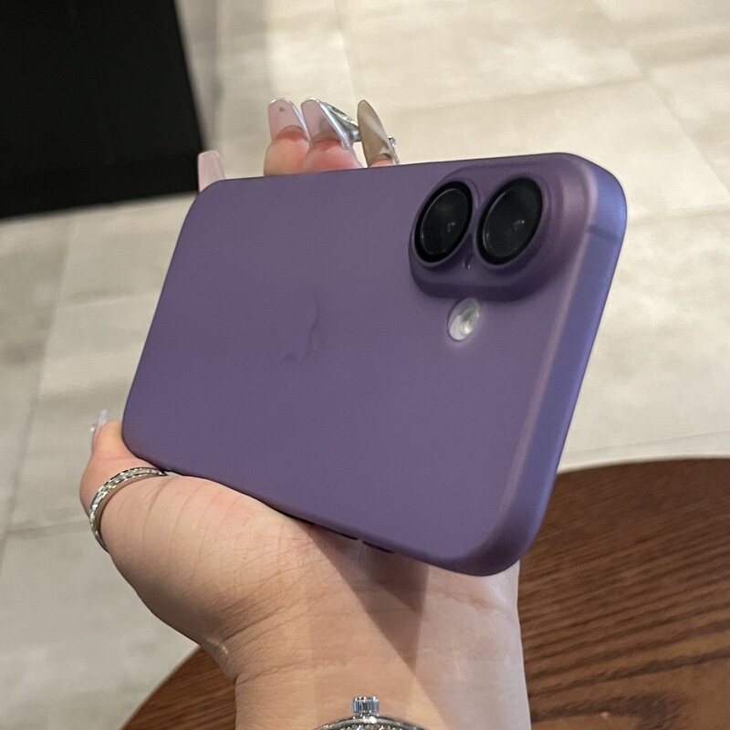 Ultra-Thin Frosted 0.3mm Ice Mist Frosted 17 Suitable for Iphone16 Mobile Phone Case New Transparent Apple 15Promax All-Inclusive 14Pro Breathable 12 Simple 11 Comes with Lens Film 13 High-End Sense