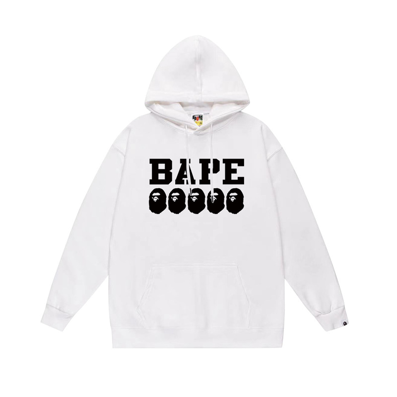 BAPE猿の頭の潮のブランドの片面のプリントは帽子の衛衣の秋冬の新型のヒップホップの潮流の男女の同項の純綿になります。|undefined