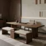 设计师泡茶实木白蜡木茶桌