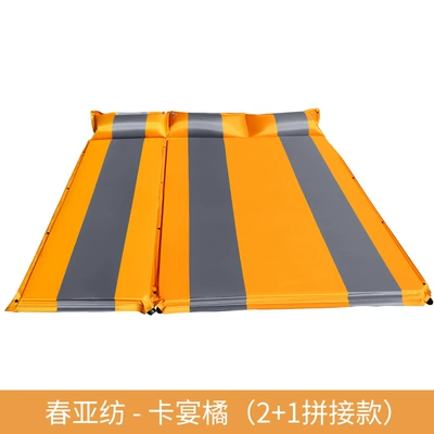 Vehicle-mounted inflatable bed | Bed Trunk Inflatable Mattress - general-cayenne-orange-three-person-size-extra-thick