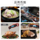 Amazon folding food thermometer meat barbecue thermometer baby milk temperature kitchen baking thermometer