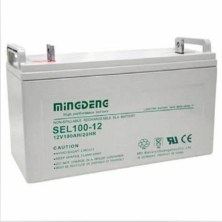 MINGDENG铭登蓄电池SEL120-12免维护12V120AH阀控式铅酸储能型