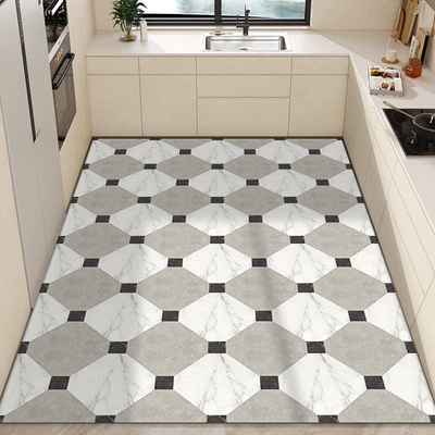 Avtomobil döşəmə paspasları — Floor Mat Wipeable Full Balcony - square-brick-lattice-50x80cm-size-small-careful-shooting