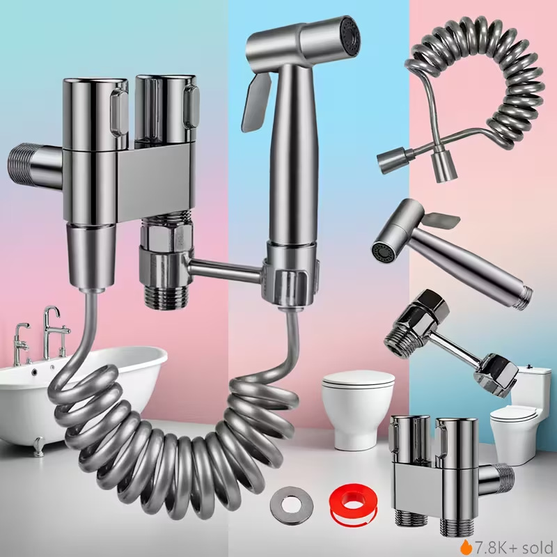 TEMU 인기 스테인레스 스틸 건 그레이