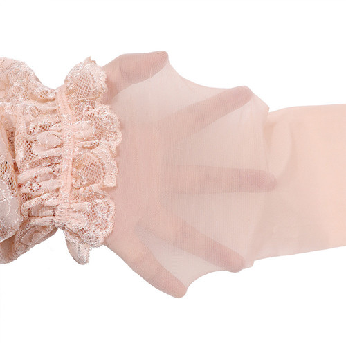 Varsbaby Ultra-Thin Lace Stockings Transparent Tights Leg Shaping Slimming