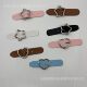 New love five-pointed star leather button three-color leather fabric jk skirt accessories adjustable accessories accessories wholesale