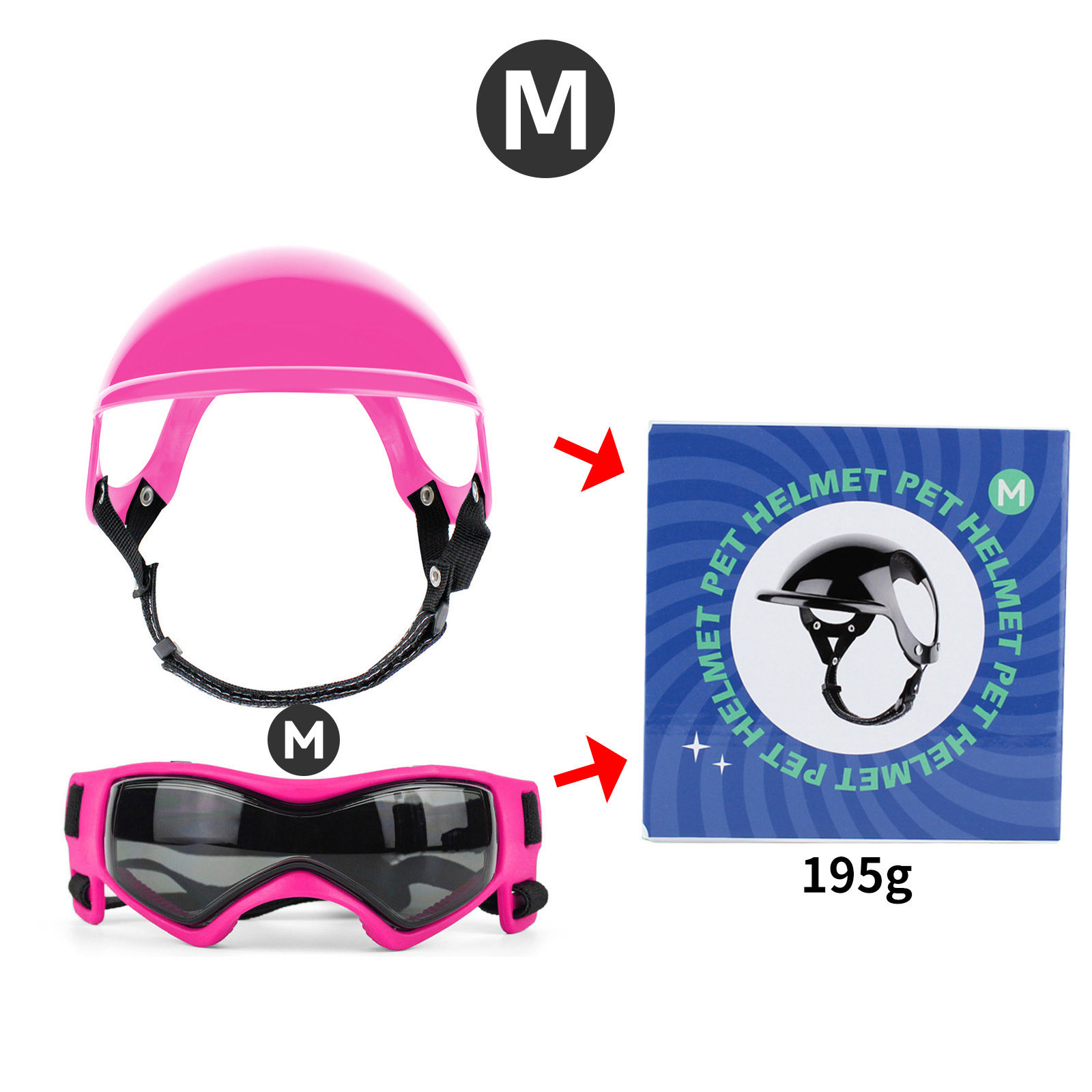 PET casco mascotas gafas a juego sombrero perro gato motocicleta casco de seguridad sombrero Accesorios Sombrero tocado