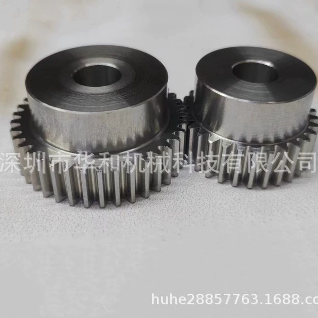 Прямые продажи с фабрики, 1 форма, 30/32/34/36/38/40, внутреннее отверстие зуба, 10, ступенчатая прямая шестерня из нержавеющей стали