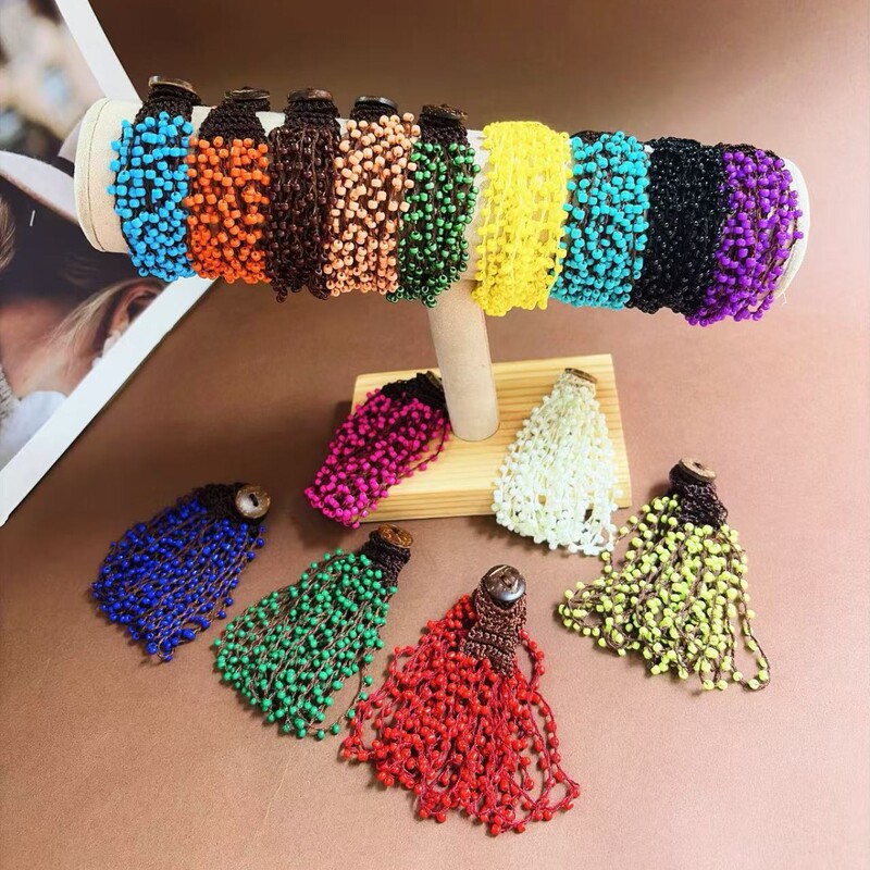 Cross-Border Popular Bohemian Style Handmade Beaded Crochet Seed Bead Bracelets for Women, Women's Jewelry Wholesale Cross-Border Popular Bohemian Style Handmade Beaded Crochet Seed Bead Bracelets for Women, Women's Jewelry Wholesale