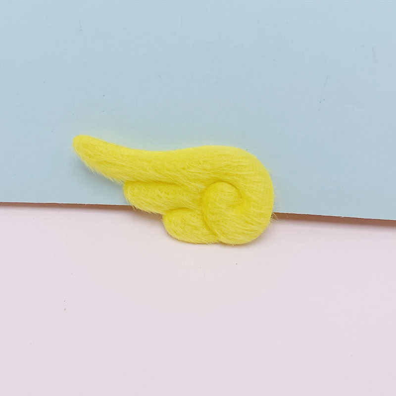 De doble cara alas de Ángel de felpa DIY horquilla tocado accesorios para el cabello zapatos bolsa calcetines decoración de la tarjeta de la torta