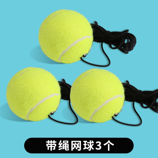 3 tennis balls with ropes