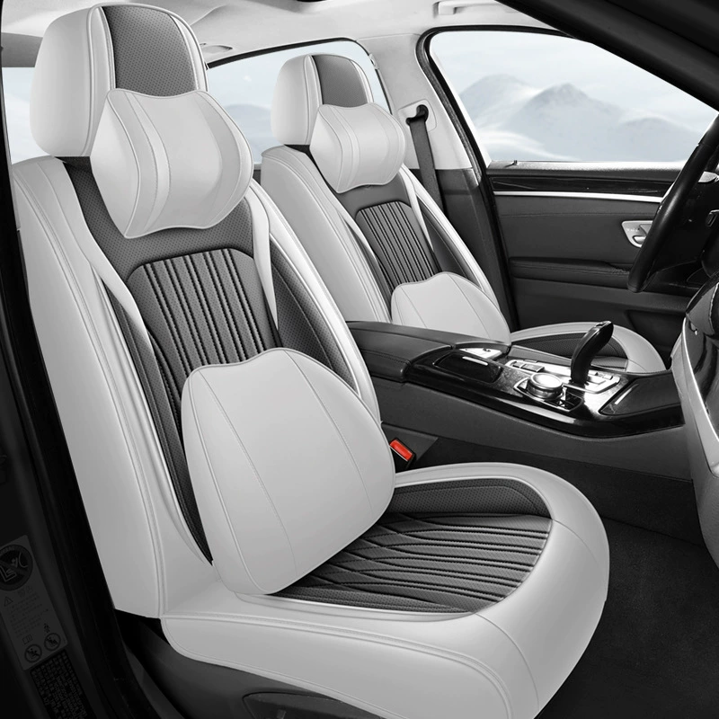 Подушка для автомобильного сиденья, всесезонная, небольшой чехол для сиденья, зимний чехол из кожи наппа 24, полностью закрывающий сиденье, чехол для сиденья, деловой стиль