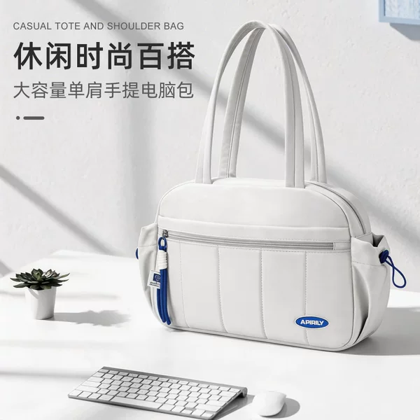 Single-shoulder laptop bag suitable for Apple MacBook, Huawei Pro, Xiaomi, Mac, shockproof inner sleeve